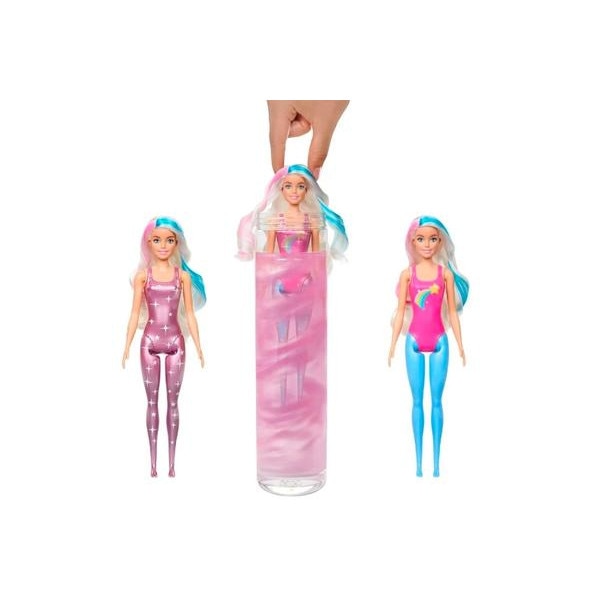 Păpușă Barbie, Color Reveal Rainbow Galaxy, 30 cm, teme cosmice
