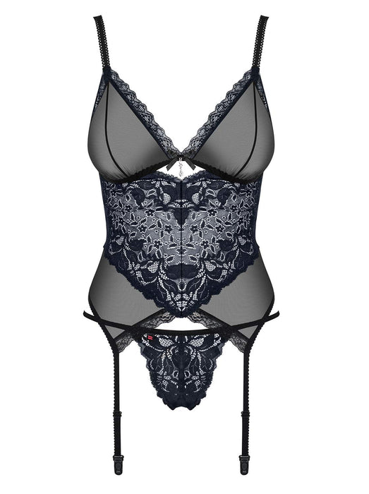 Corset Obsessive 866-COR, Negru, L/XL
