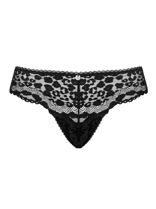 Chilot tanga, Obsessive Giully, mărime S/M, negru