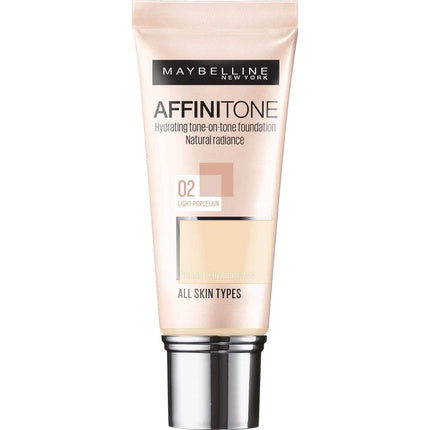 Fond de ten, Maybelline New York, Affinitone, 02 Light Porcelain