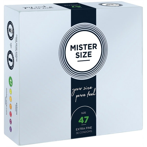 Prezervative, Mister Size, 47 mm, 36 bucăți