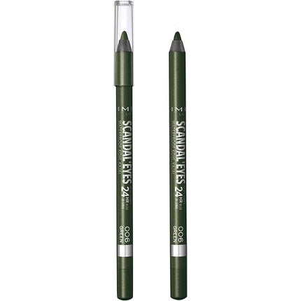 Eyeliner rezistent la apă, Rimmel Scandal'eyes, verde, 1.3 g