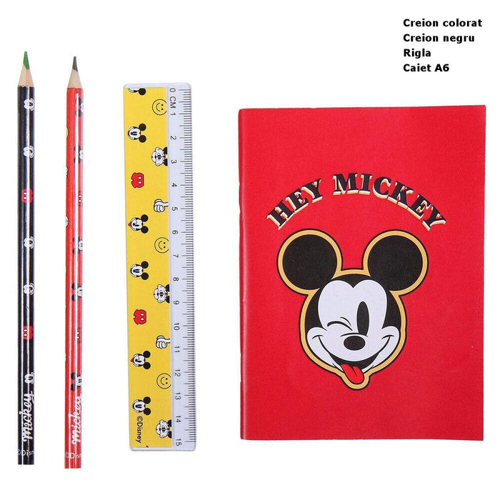 Set papetărie, Disney, Mickey Mouse, 12 piese