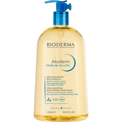 Ulei de duș, Bioderma, Atoderm, 1L, piele uscată