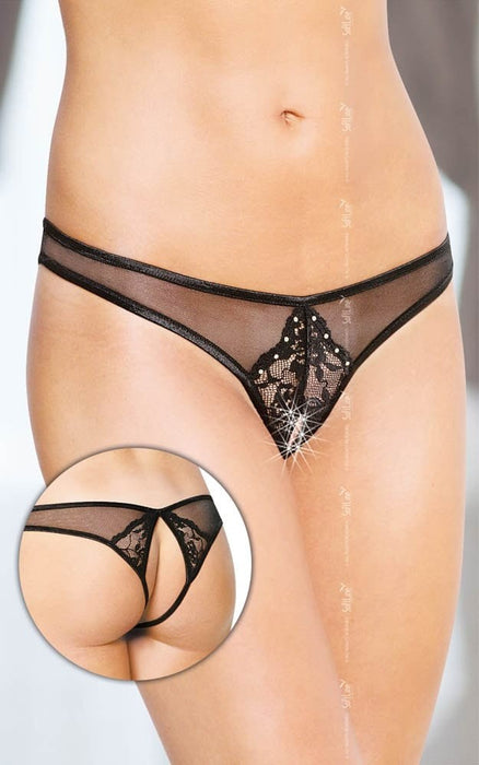 Chilot Tanga, Softline, Model 2442, Negru, M/L