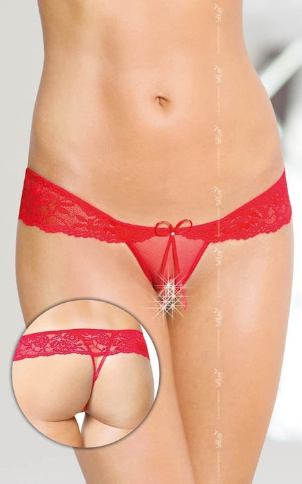 Chilot G-String, Softline, model 2443, roșu, M/L