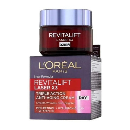Cremă de zi, L'Oréal Revitalift Laser X3, 50 ml