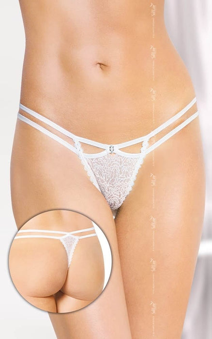 Chilot G-string, Softline, model 2450, alb, mărime S/M