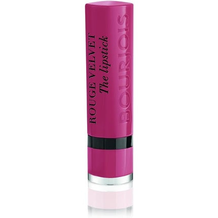Ruj mat Bourjois Rouge Velvet, Hyppink Chic, textura catifelată