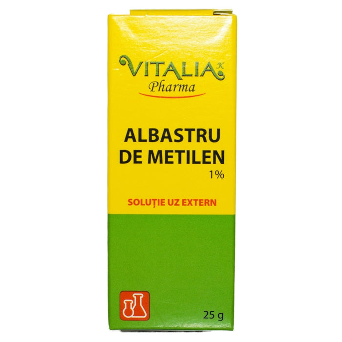 Soluție, Ava Pharma, Albastru de Metilen 1%, 25g