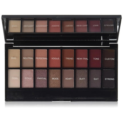 Paletă farduri de pleoape, Makeup Revolution, New-Trals vs Neutrals, 16 culori