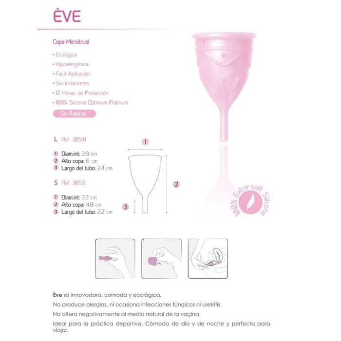 Cupa menstruală, Femintimate Eve, silicon, mărimea S