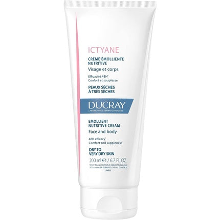 Cremă emolientă nutritivă, Ducray Ictyane, 200 ml