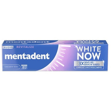 Pastă de dinți, Mentadent, White Now Revitalize, 75 ml