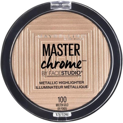 Iluminator pudră, Maybelline, Master Chrome Molten Gold