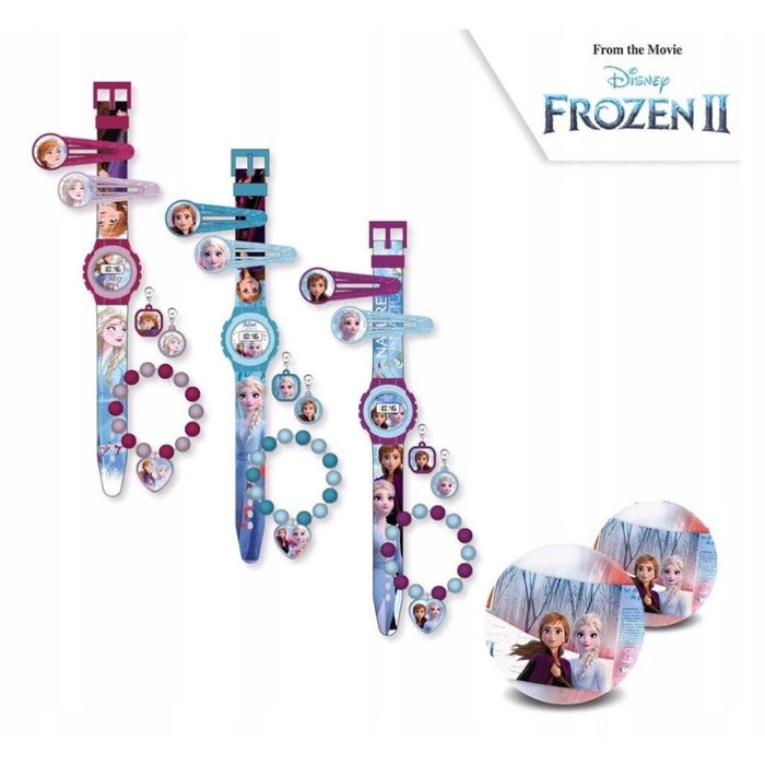 Set accesorii păr și ceas, Disney, Frozen 2, multicolor