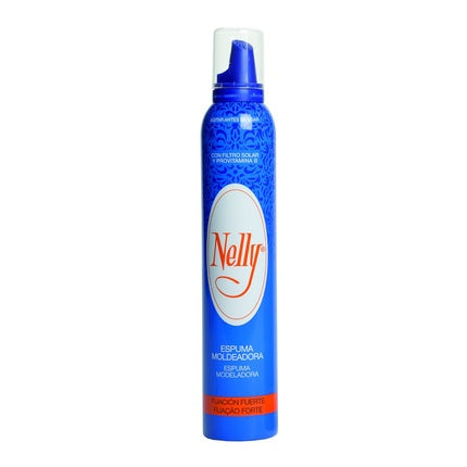 Spumă coafare păr creț, Nelly, D-Panthenol, 300 ml