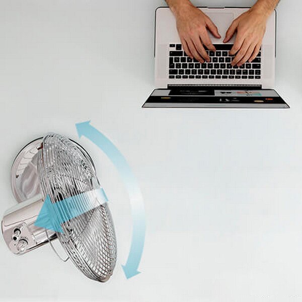 Ventilator de masă Cecotec EnergySilence 580 RetroDesk, 3 viteze, design retro