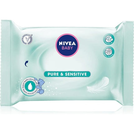 Șervețele umede, Nivea Baby Pure & Sensitive, 63 bucăți