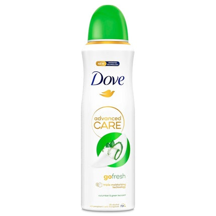 Deodorant spray, Dove Go Fresh, Castravete și Ceai Verde, 200 ml