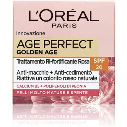 Cremă de față, L'Oréal Paris, Age Perfect Golden Age, SPF 20, 50 ml