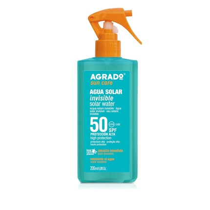 Loțiune solară, Agrado, Invisible Sun Water, SPF 50, 200 ml