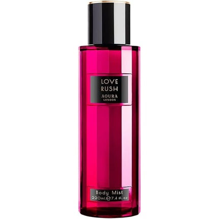 Spray de corp, Aoura London Love Rush, 220 ml, flori și fructe