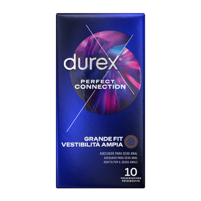Prezervative, Durex, Perfect Connection, lubrifiere silicon, 10 bucăți