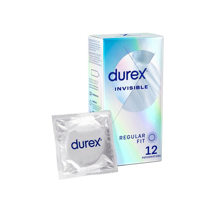 Prezervative, Durex Invisible, Extra Subțiri, 12 bucăți