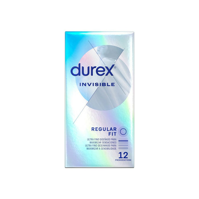 Prezervative, Durex Invisible, Extra Subțiri, 12 bucăți