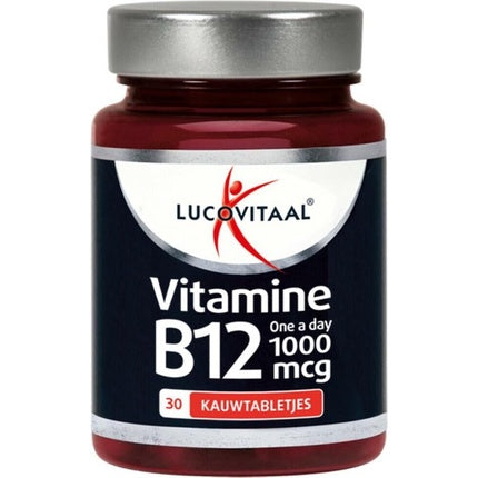 Supliment alimentar, Lucovitaal, Vitamina B12, 1000 mcg, aromă fructe de pădure