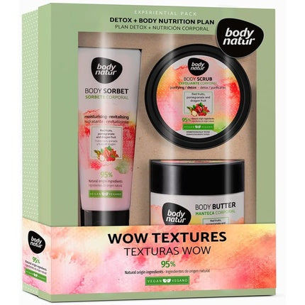 Set sorbet corp, Body Natur, Fructe Roșii, 3 unități