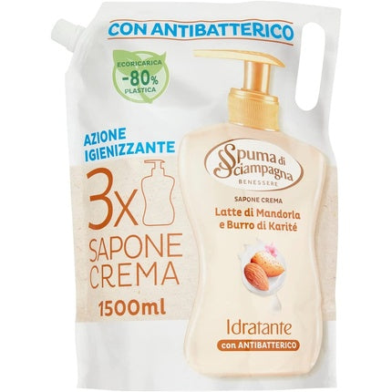 Săpun lichid, Spuma Di Sciampagna, lapte de migdale, 1.5L