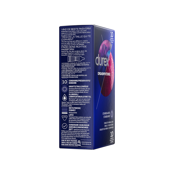 Prezervative, Durex, Orgasm Intense, 10 bucăți