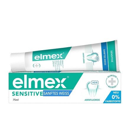 Pastă de dinți, Elmex, Sensitive Gentle White, 75 ml