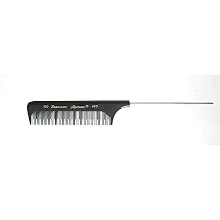 Pieptene cu mâner ac, Hercules Sägemann 190R-490R, ebonită neagră