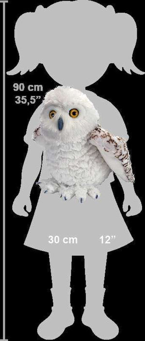 Jucărie Plus Bufniță de Zăpadă, Wild Republic, 30 cm