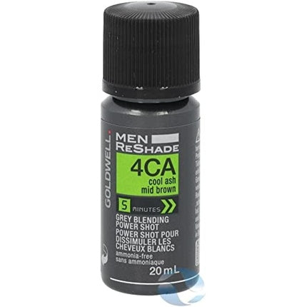 Colorant păr bărbați, Goldwell Men Reshade 4CA, 4 Power Shots, 20 ml