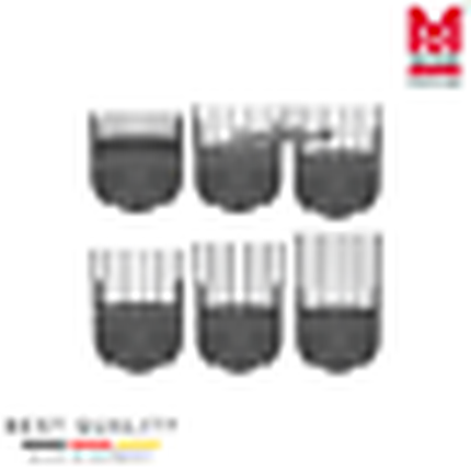 Set piepteni atașabili Moser 1802-7000, 3-25 mm, negru