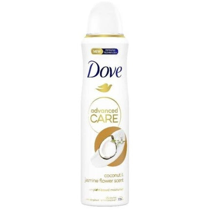 Spray deodorant, Dove Advanced Care, Coconut și Flori de Iasomie, 150 ml
