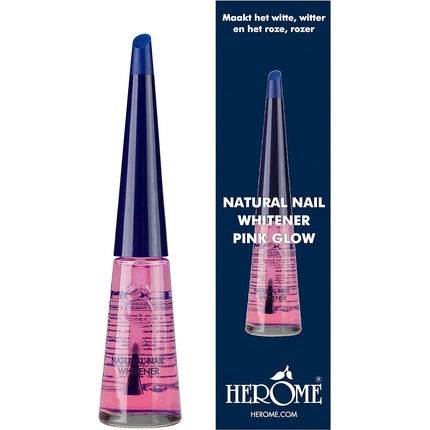 Lac de unghii, Herome, Natural Nail Whitener Pink Glow, 10 ml