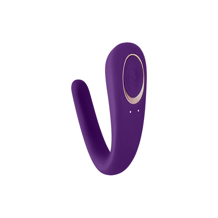 Vibrator dublu, Satisfyer Double Classic, silicon, 10 programe