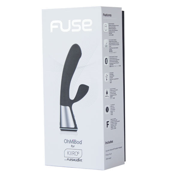 Vibrator dual, Kiiroo Fuse, Bluetooth, 180 mm
