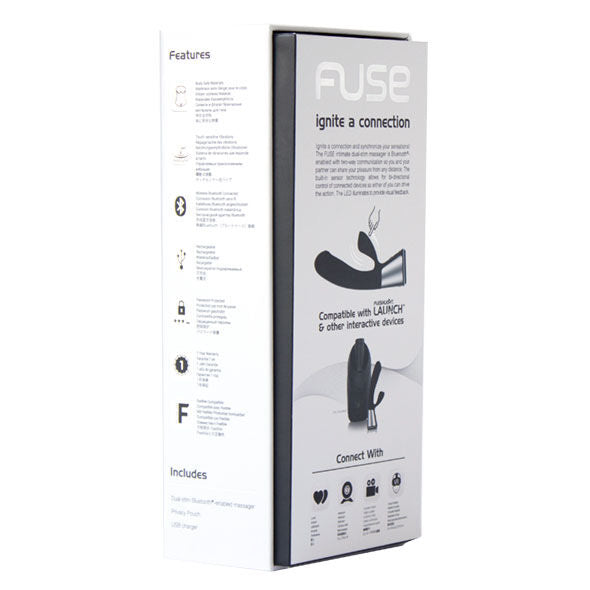 Vibrator dual, Kiiroo Fuse, Bluetooth, 180 mm