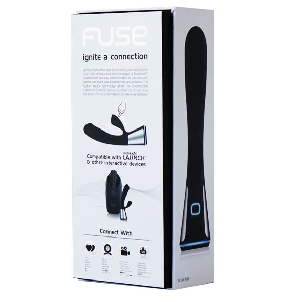 Vibrator dual, Kiiroo Fuse, Bluetooth, 180 mm
