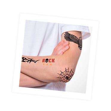 Set tatuaje temporare, Buki France, 75 modele, 2 coli