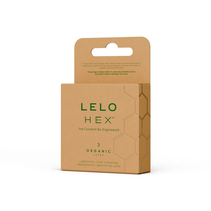 Prezervative, LELO, HEX Organic, 3 bucăți