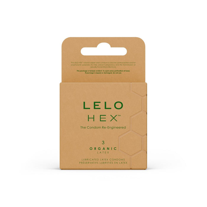 Prezervative, LELO, HEX Organic, 3 bucăți