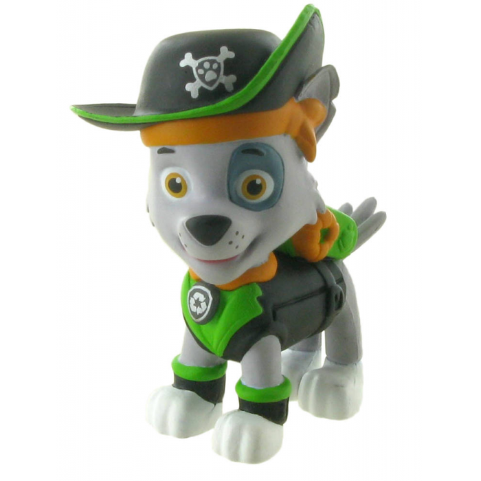 Figurină Paw Patrol Pirates, Comansi, Rocky, 6 cm, Plastic