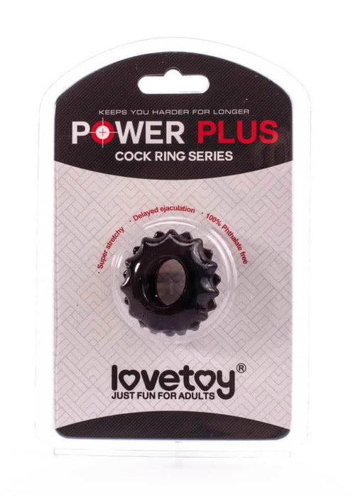 Inel erectil, Lovetoy, Power Plus #1, texturat